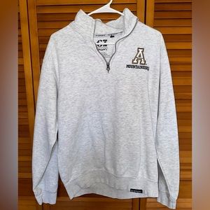 appalachian state quarter zip size M